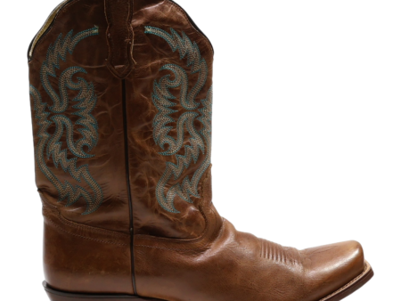 ARIAT Cowboy Boots Brown Leather Mens UK 7 Fashion