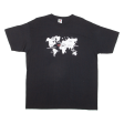 Alcohol Map Mens T-Shirt Black L For Discount