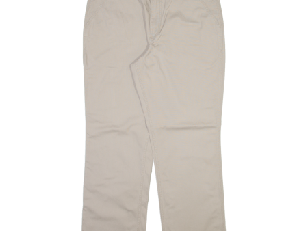 CARHARTT Mens Trousers Beige Relaxed Straight W36 L30 For Discount