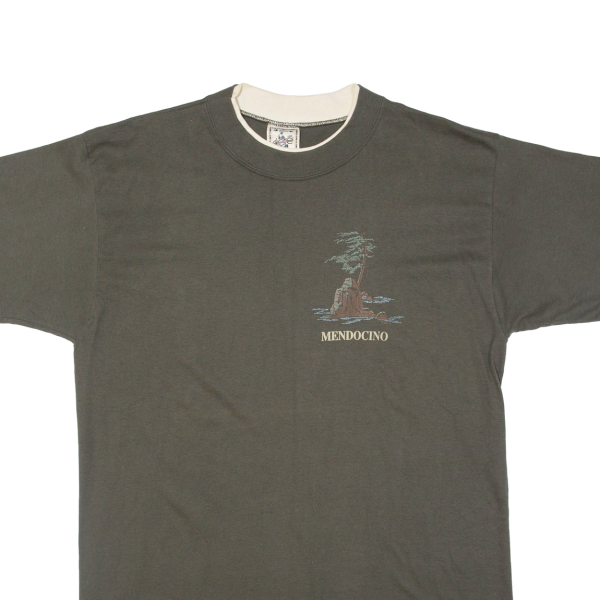 ALORE Mendocino Mens T-Shirt Green USA L Online now