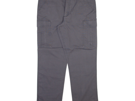 CARHARTT Cargo Mens Trousers Grey Relaxed Straight W38 L32 Online Sale