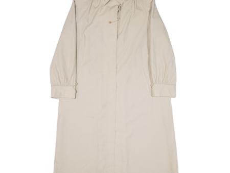 Womens Overcoat Coat Beige S on Sale