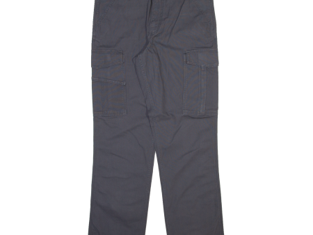 CARHARTT Cargo Mens Trousers Grey Relaxed Straight W34 L32 Cheap