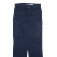 CARHARTT Cargo Mens Trousers Blue Relaxed Straight W31 L32 Online