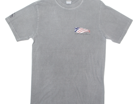 CRAZY SHIRT Mens T-Shirt Grey USA S Fashion