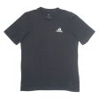 ADIDAS Mens T-Shirt Black S Online now