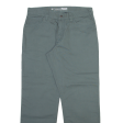 CARHARTT Mens Trousers Green Relaxed Straight W34 L30 Cheap