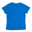 ADIDAS Womens T-Shirt Blue V-Neck UK 12 Discount