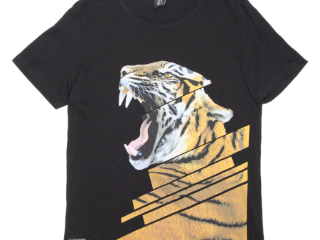 BANGER MUSIK Tiger Mens T-Shirt Black M For Cheap