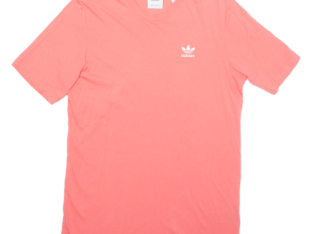 ADIDAS Mens T-Shirt Pink S Sale