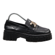 AZALEA WANG Loafers Platform Shoes Black Synthetic Womens UK 8 Sale