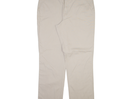 CARHARTT Mens Trousers Beige Relaxed Straight W40 L34 For Discount