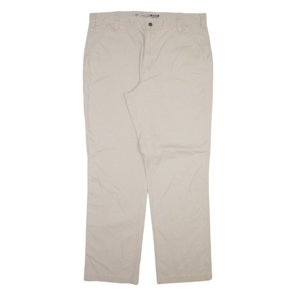 CARHARTT Mens Trousers Beige Relaxed Straight W40 L34 For Discount