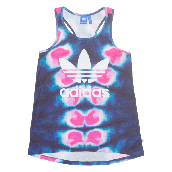 ADIDAS Womens Vest Blue Sleeveless UK 10 Online Hot Sale