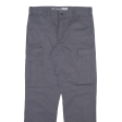 CARHARTT Cargo Mens Trousers Grey Relaxed Straight W33 L32 Online