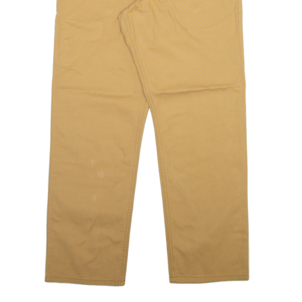 CARHARTT Mens Trousers Beige Relaxed Straight W32 L30 Fashion