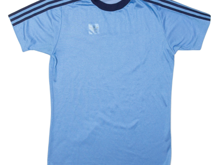 ADIDAS Mens T-Shirt Blue L Hot on Sale