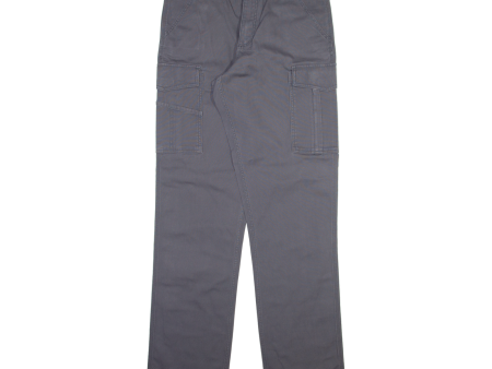 CARHARTT Cargo Mens Trousers Grey Relaxed Straight W33 L36 For Cheap