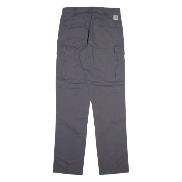 CARHARTT Cargo Mens Trousers Grey Relaxed Straight W33 L36 For Cheap