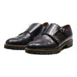 BALLY Monk Shoes Black Leather Mens UK 8.5 For Sale