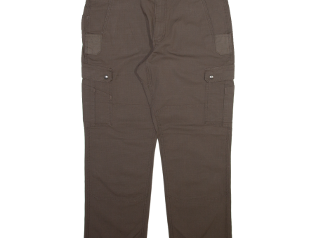 CARHARTT Carpenter Workwear Mens Trousers Grey Relaxed Straight W38 L30 Online now