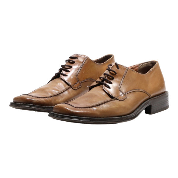 BATA Derby Shoes Brown Leather Mens UK 8 Online Hot Sale