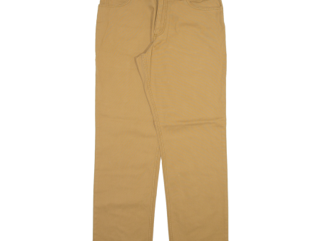 CARHARTT Mens Trousers Beige Relaxed Straight W33 L32 For Cheap