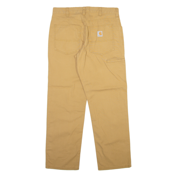 CARHARTT Mens Trousers Beige Relaxed Straight W32 L30 Fashion