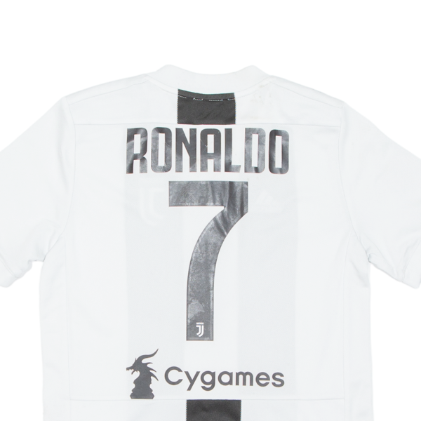 ADIDAS Ronaldo Boys Football Shirt Jersey White V-Neck M Online Sale