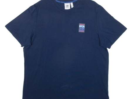 ADIDAS Mountain Mens T-Shirt Blue XL Sale