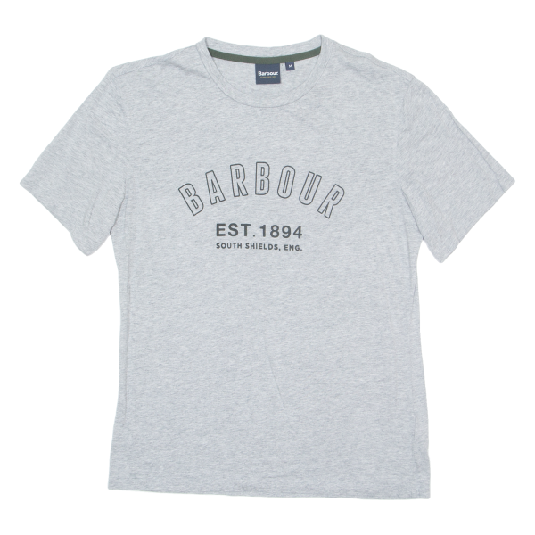 BARBOUR Mens T-Shirt Grey M Online