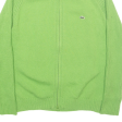 LACOSTE Womens Jumper Green Tight Knit XS on Sale