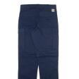 CARHARTT Cargo Mens Trousers Blue Relaxed Straight W32 L36 Sale