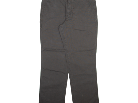 CARHARTT Mens Trousers Grey Relaxed Straight W36 L34 Discount