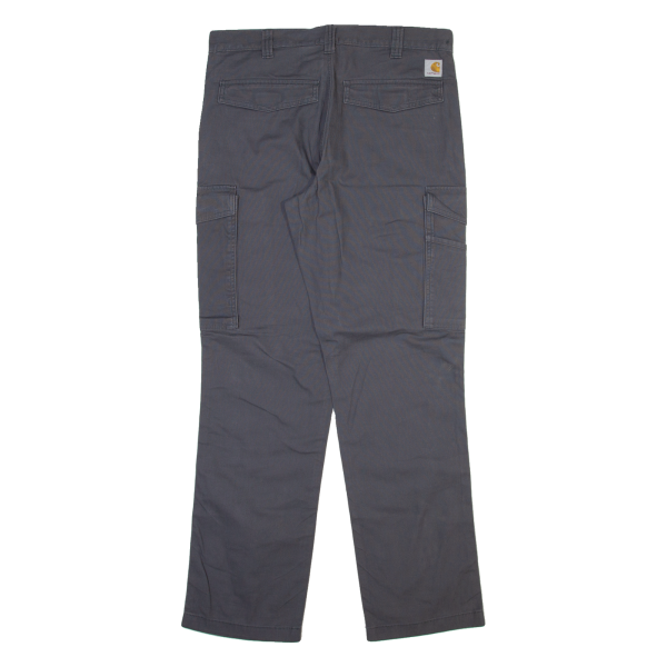 CARHARTT Cargo Mens Trousers Grey Relaxed Straight W34 L32 Cheap