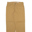 CARHARTT Mens Trousers Beige Relaxed Straight W33 L30 Discount