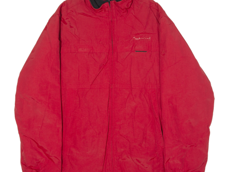 TIMBERLAND Mens Coat Red 2XL Fashion