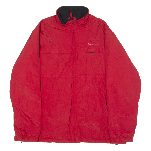 TIMBERLAND Mens Coat Red 2XL Fashion