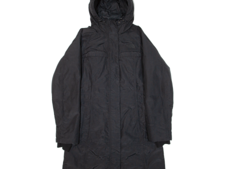 THE NORTH FACE HyVent Insulated Womens Coat Black Nylon Hooded S Hot on Sale