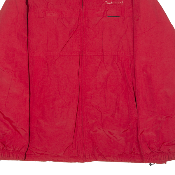 TIMBERLAND Mens Coat Red 2XL Fashion