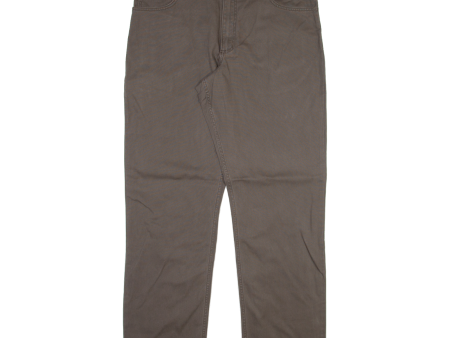 CARHARTT Mens Trousers Grey Relaxed Straight W36 L32 Hot on Sale