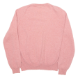 POLO RALPH LAUREN Mens Jumper Pink Tight Knit Wool XL Discount