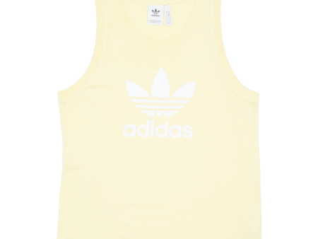 ADIDAS Mens Vest Yellow Sleeveless M Fashion