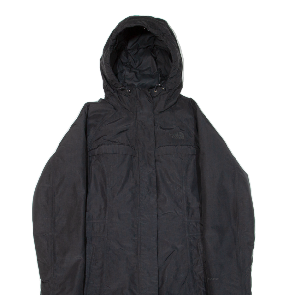 THE NORTH FACE HyVent Insulated Womens Coat Black Nylon Hooded S Hot on Sale