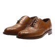 BALLY Scribe Brogue Shoes Brown Leather Mens UK 6 Hot on Sale