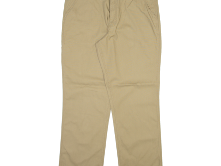 CARHARTT Mens Trousers Beige Relaxed Straight W38 L32 on Sale