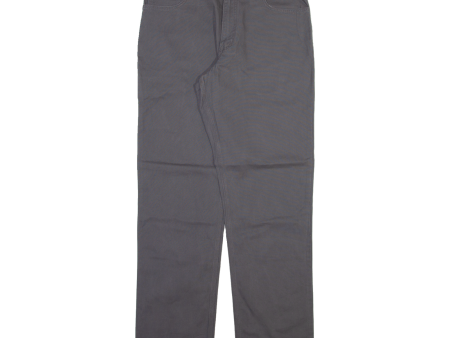 CARHARTT Mens Trousers Grey Relaxed Straight W34 L34 Sale