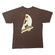 ANVIL Mens T-Shirt Brown L For Sale