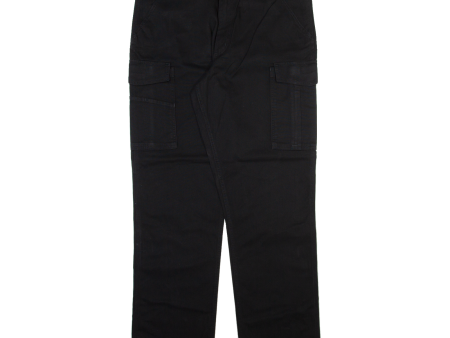 CARHARTT Cargo Mens Trousers Black Relaxed Straight W38 L34 Discount