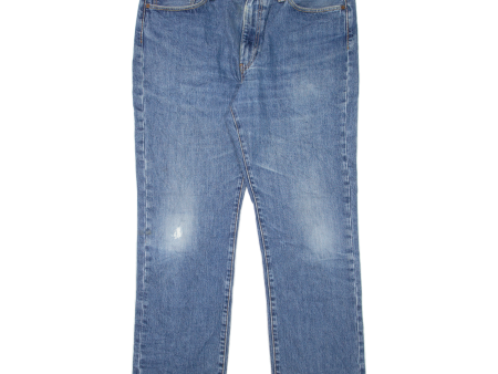 LEVI S 514 Jeans Mens Blue Slim Straight Stone Wash W38 L32 on Sale